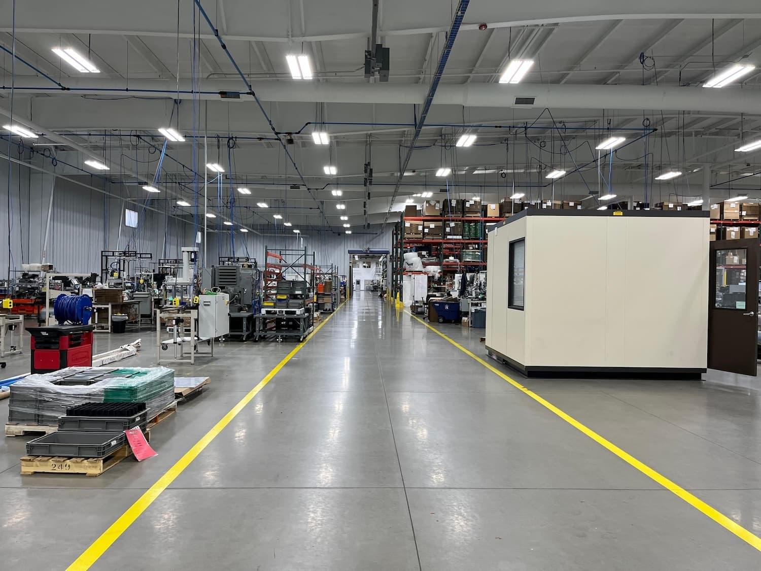 Clean Gym after commercial janitorial service