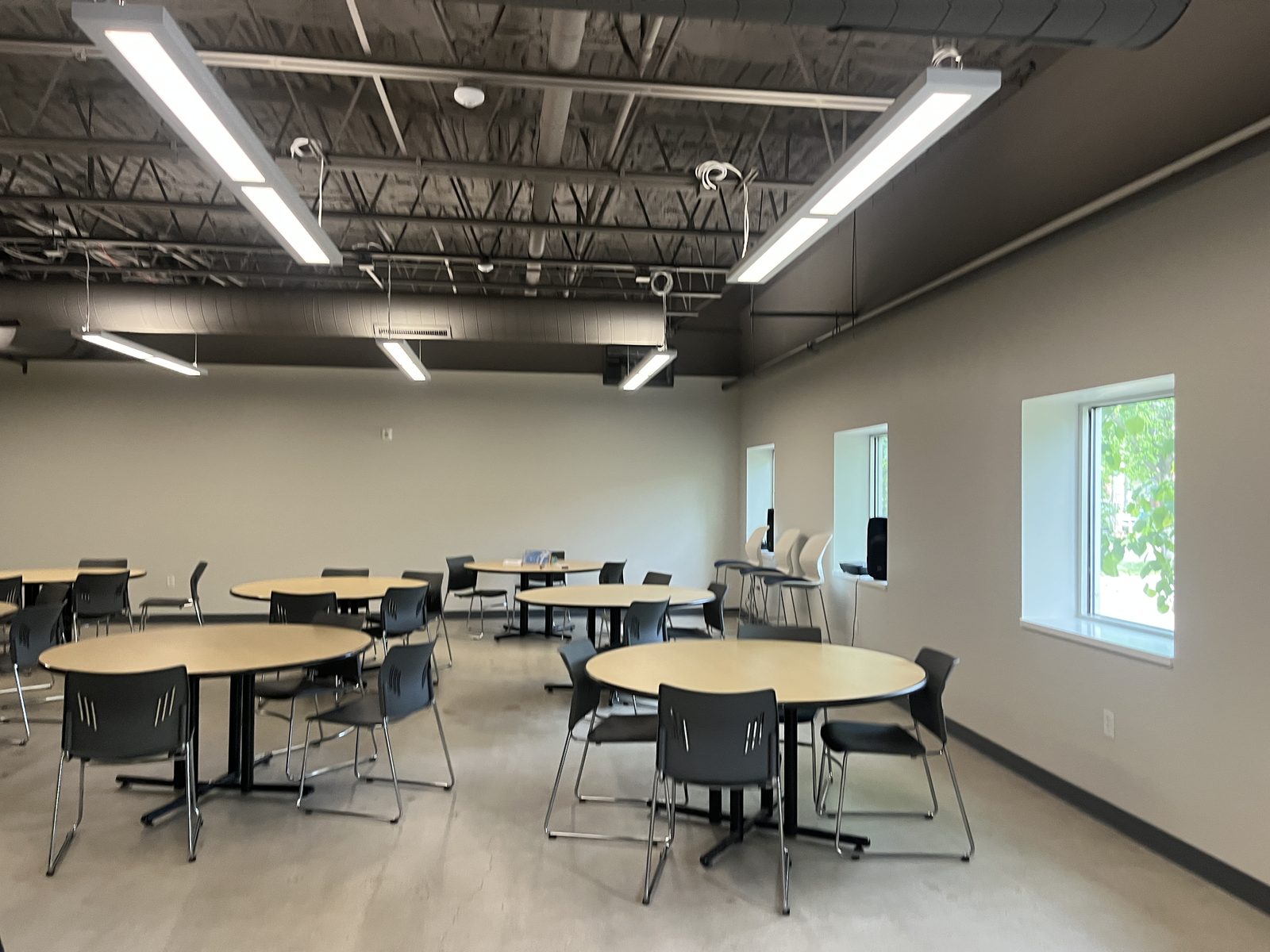 Bright classroom cleaned by CT Cleaners — school cleaning services in Michigan
