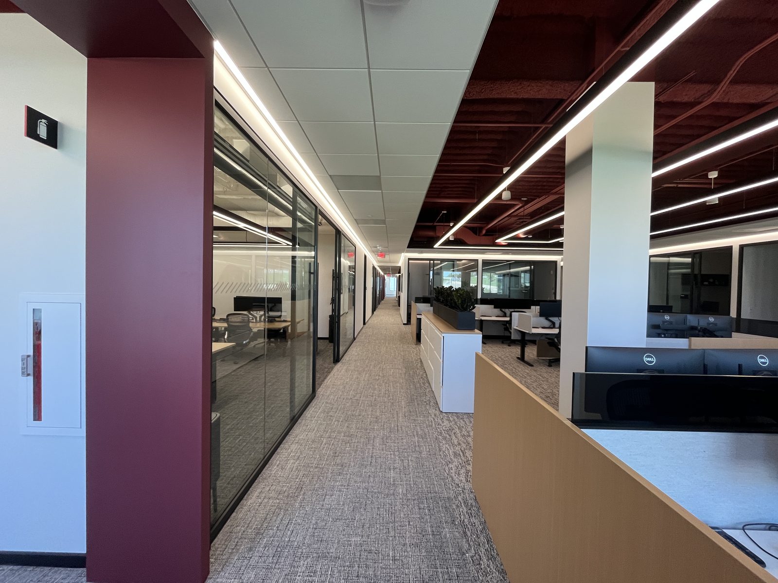 Corporate office space maintained by CT Cleaners