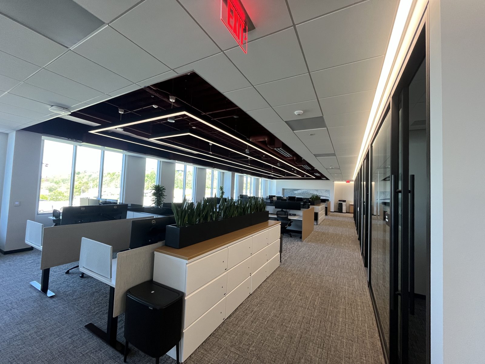 Private offices cleaned nightly by CT Cleaners